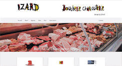 Desktop Screenshot of boucherie-izard.com